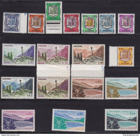 1961-71 ANDORRA FRANCESE,  N° 153A/163  MNH/** - Sonstige & Ohne Zuordnung