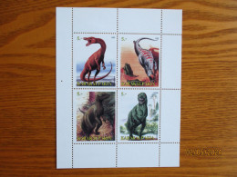 KARAKALPAKIA 1998  SHEET , DINOSAUR SERIES , 11-9 - Vor- U. Frühgeschichte