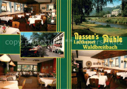 73643389 Waldbreitbach Wied Nassens Muehle Restaurant Cafe Terrasse Waldbreitbac - Sonstige & Ohne Zuordnung