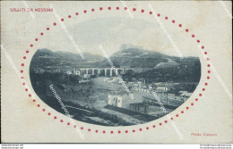 Bg193 Cartolina Saluti Da Messina Ponte Camaro 1923 - Messina