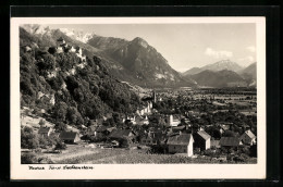 AK Vaduz, Panoramablick Auf Den Ort Und Die Umgebung  - Liechtenstein