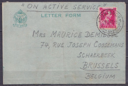 Aérogramme "Navy Army & Air Force Institutes"" Letter Form" Posté En Mer Affr. N°528 Càd OOSTENDE /21-3-1945" D'un Milit - WW II (Covers & Documents)