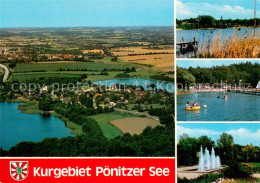73643298 Poenitz See Fliegeraufnahme Schwimmbad Fontaene Poenitz See - Scharbeutz