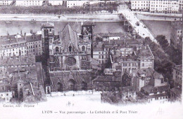 69 - LYON - Vue Panoramique - La Cathedrale Et Le Pont Tilsit - Sonstige & Ohne Zuordnung