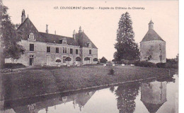 72 - Sarthe - COURCEMONT  -  Facade Du Chateau Du Chesnay - Autres & Non Classés