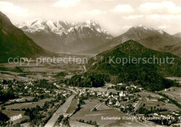 73643190 Eschenlohe Fliegeraufnahme Mit Zugspitze Eschenlohe - Autres & Non Classés