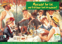 Publicité - Muscadet Sur Lie Une Fraicheur Tout En Nuances ! - Le Dejeuner Des Canotiers D'Auguste Renoir - Reclame