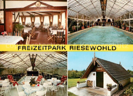 73643182 Nordhastedt Freizeitpark Riesewohld Gastraeume Hallenwellenbad Bungalow - Autres & Non Classés