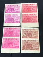 VIET NAM SOUTH STAMPS (Not Imperf.1961 DEVELOP AGRICOLE 2 SET)8 STAMPS Rare - Vietnam