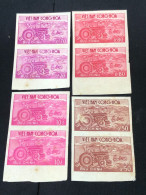 VIET NAM SOUTH STAMPS (Not Imperf.1961 DEVELOP AGRICOLE 2 SET)8 STAMPS Rare - Viêt-Nam