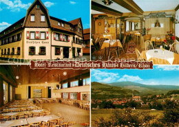 73643084 Hilders Rhoen Hotel Restaurant Deutsches Haus Festsaal Panorama Naturpa - Hilders