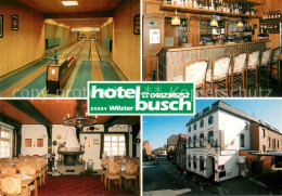 73642976 Wilster Hotel Restaurant Busch Krug Zum Gruenen Kranze Bar Kegelbahn Wi - Autres & Non Classés