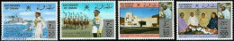 Oman 1981 Overprints 4v, Mint NH, Transport - Ships And Boats - Boten