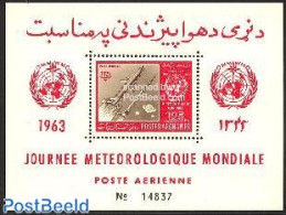 Afghanistan 1962 Meterology S/s, Mint NH, Science - Transport - Meteorology - Space Exploration - Klima & Meteorologie