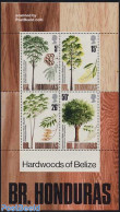 Belize/British Honduras 1971 Wood Industry S/s, Mint NH, Nature - Trees & Forests - Rotary, Lions Club