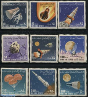 Aden 1967 Mahra, Space 9v, Mint NH, Transport - Space Exploration - Aden (1854-1963)