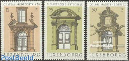 Luxemburg 1988 Portals 3v, Mint NH, Religion - Churches, Temples, Mosques, Synagogues - Art - Architecture - Castles &.. - Nuevos