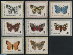 Bulgaria 1962 Butterflies 8v, Mint NH, Nature - Butterflies - Unused Stamps