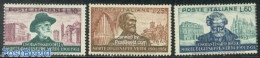 Italy 1951 G. Verdi 3v, Unused (hinged), Performance Art - Music - Autres & Non Classés