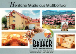 73642796 Grossbottwar Hotel Bruker Wengerterstueble Festsaal Fremdenzimmer Gesam - Autres & Non Classés