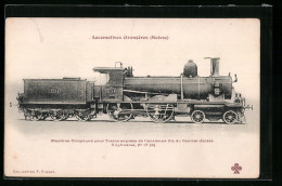 AK Machine Compound Pour Trains Express De L`ancienne Cie Du Central-Suisse, Schweizer Eisenbahn  - Trains