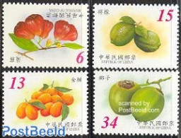 Taiwan 2003 Fruits 4v, Mint NH, Nature - Fruit - Fruits