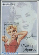 Gambia 1995 Marilyn Monroe S/s (red Dress), Mint NH, Performance Art - Marilyn Monroe - Movie Stars - Actores