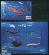 Taiwan 2012 Deep Sea Creatures 2 S/s, Mint NH, Nature - Fish - Vissen