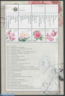 China People’s Republic 2011 Flowers 4v, Special M/s, Mint NH, Nature - Flowers & Plants - Neufs