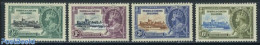 Turks And Caicos Islands 1935 Silver Jubilee 4v, Unused (hinged), History - Kings & Queens (Royalty) - Art - Castles &.. - Koniklijke Families