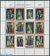 Aruba 2015 Royal Family M/s, Mint NH, History - Kings & Queens (Royalty) - Familias Reales