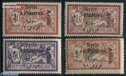 Syria 1924 Airmail Overprints 4v, Unused (hinged) - Syria