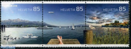 Switzerland 2016 Lake Constance 3v [::], Mint NH, Nature - Sport - Transport - Various - Birds - Water, Dams & Falls -.. - Unused Stamps