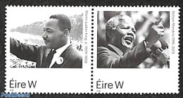 Ireland 2018 Martin Luther King, Nelson Mandela 2v [:], Mint NH, History - Religion - Anti Racism - Nobel Prize Winner.. - Neufs
