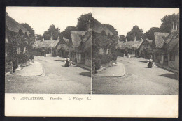 ROYAUME UNIS - ANGLETERRE - ISLE OF WIGHT - SHANKLIN - Le Village - Vue Stéréoscopique - Andere & Zonder Classificatie