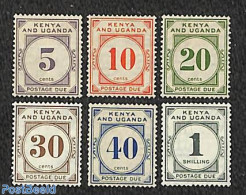 East Africa 1928 Postage Due 6v, Unused (hinged) - Other & Unclassified
