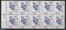 Poland 1990 Inverted Print, Strip Of 10v. , Mint NH, Various - Errors, Misprints, Plate Flaws - Nuovi