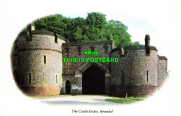 R580349 Arundel. The Castle Gates. Colourmaster Limited. George Da Costa - World