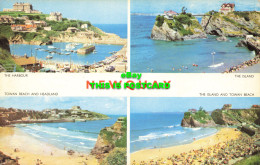 R580687 Newquay. The Harbour. The Island. Towan Beach And Headland. Jarrold. Cot - World