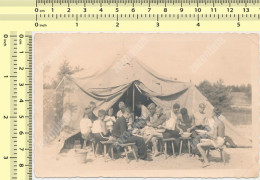 REAL PHOTO Group Boys On Beach Camp Garcons Torse Nu  Sur La Plage OLD ORIGINAL PHOTO - Anonyme Personen