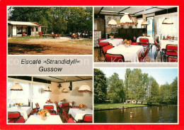 73642418 Gussow EisCafe Strandidyll Gastraum Partie Am Wasser Gussow - Sonstige & Ohne Zuordnung