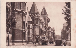 LONDON - Law Courts And Fleet Street - Sonstige & Ohne Zuordnung