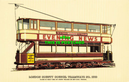 R581492 London County Council Tramways No. 1763. Class E. 1. Built 1920. Hurst N - Autres & Non Classés