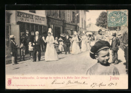 CPA La Mothe-Saint-Heray, Scenes Traditionnelles, Le Mariage De Rosieres A La Mothe-Saint-Heray I.  - La Mothe Saint Heray