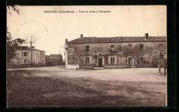 CPA Boussais, Place Et Route De Bressuire  - Bressuire