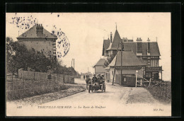 CPA Trouville-sur-Mer, La Route De Honfleur  - Trouville
