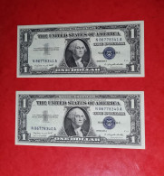 SEQUENTIAL NUMBER 1957 $1 DOLLAR USA UNITED STATES BANKNOTE XF BILLETE ESTADOS UNIDOS*COMPRAS MULTIPLES CONSULTAR* - Silver Certificates – Títulos Plata (1928-1957)