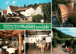 73642209 Lollar Muehlengasthaus Restaurant Schmelzmuehle Gastraeume Muehlrad Ter - Other & Unclassified