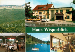 73642204 Heidenrod Haus Wisperblick Gaststube Terrasse Seepartie Heidenrod - Other & Unclassified