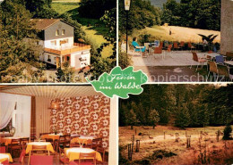 73642200 Schmittlotheim Gasthaus Pension Zum Eisebach Gaststube Terrasse Wildgeh - Other & Unclassified